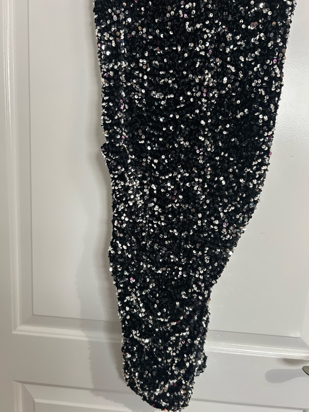Mew Mews Sequin Sparkling Sleeveless Mini Dress Size M NWT Chic Wedding 90s Glam - Picture 14 of 14